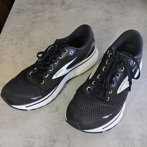 Brooks‎ Ghost 15 Running Shoes Womens 9.5D Black Cushioned Athletic Sneaker